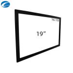 IR Touch Bezel 19 Touch Screen Overlay Kit With Glass 10 Points for sale
