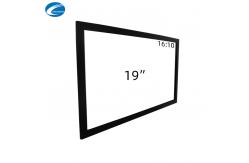 China IR Touch Bezel 19 Touch Screen Overlay Kit With Glass 10 Points supplier