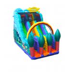 Forest Theme Giant Inflatable Slip And Slide For Rentals for sale