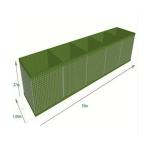 Mil 19 / 2.74m High Galvanized Defensive Barrier Sand Bastion Explosionproof Retaining Wall For Sale for sale