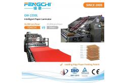China Mechanical Driven Sheet Corrugated Paper Litho Laminating Machine GW-2200L supplier