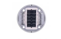 China Road Cone Sign G105 White LED Solar Road Stud with Embedded Reflective Material supplier