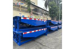 China Electric 8T-20T Elevating Dock Steel Hydraulic Dock Ramp Blue supplier