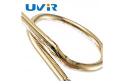 China Annular Oval Omega Infrared Heating Lamp , Short / Medium Wave Infrared Radiator supplier
