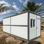 Durable and Folding Container House Bending Steel Plate and EPS Sandwich Panel for Construction for sale