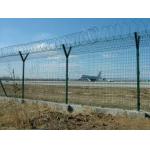 Pvc Coated Airport Security Fencing Y Type Post Barbed Wire for sale