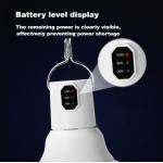 80W Waterproof Solar Emergency Light , Solar Emergency Bulb Lamp With Solar Charger