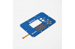 China Push Button LED Membrane Switch Water Resistant Dust Proof With Window supplier
