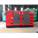 Red Silent Diesel Generator Set ISO9001 Base Type Electric Generating Set for sale