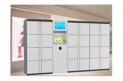 China UV Sterilization Network Signage Express Parcel Delivery Lockers Cabinet With Online Management supplier
