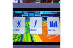 China Interactive Projection Badminton Hall Simulates Automatic Launching Throwing Machine supplier