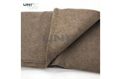 China Soft Under Collar Felt Interlining Fabric For Suit Collar Wear Resistant supplier