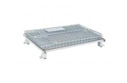 China Galvanized Steel Wire Mesh Container High Strength  Foldable Space Saving supplier