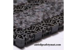 China Nylon Carpet PVC Base Modular Interlocking Floor Tiles 16MM Thickness supplier