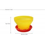 Poultry Farm Turbo 1.5kg Baby Chick Feeder Automatic Broiler Day Old Doc
