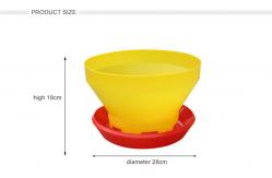 China Poultry Farm Turbo 1.5kg Baby Chick Feeder Automatic Broiler Day Old Doc supplier