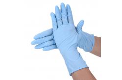 China ISO13485 Nitrile Exam Gloves Latex Free S M  L Xl Nitrile Disposable Gloves supplier
