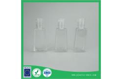 China 30 ml trapezoidal bottle free instant hand sanitizer gel bottle PET packing squeeze bottle cover supplier
