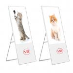 Portable Android Digital Ad Display Floor Stand Indoor 450 Cd/M² High Brightness for sale