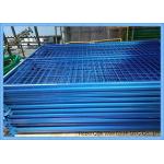 Canada Standard Powder Coated 9.5ft x 6ft Temporary Mesh Fence with Base for sale