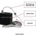 3M Adhesive Anti Theft Locking Retractable Key Chain for sale