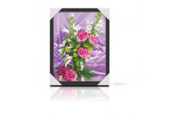 China Decoration Flower Pictures Custom Lenticular Printing PET Printing supplier