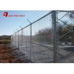 2 X 2 Heavy Duty Galvanised Chain Link Fencing 2 X 25 Meters Smooth Surface for sale