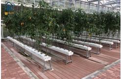China Vegetables PVC Drainage Substrate Planting Gutter Troughs Hydroponic Trough System supplier