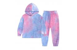 China Jogging Spring Children'S Clothing Tie Dye Two Piece Jogger Set supplier