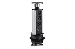 China Pulling Up Pop Up Socket  , 3.5'' Pop Up Kitchen Socket Plastic Structure supplier