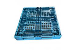 China Custom SGS Nestable Plastic Pallet Four Way Plastic Forklift Crates supplier