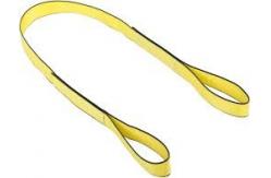 China Soft Double Ply Webbing Sling Crane Rigging Straps With Eye Protector supplier