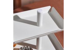 China Rustproof Iron Stamping Three Layer Fruit Tray Metal Houseware Luxury supplier