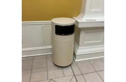 China Hotel Fiberglass Trash Can Custom Trash Can Round Glass Fiber Reinforced Plastic supplier