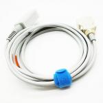 Gray  Spo2 Cable For Surgical Supplies , High Performance Spo2 Adapter Cable for sale