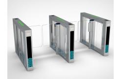 China Speed Gate Turnstile 45-65 People/Min with 1.5mm Stainless Steel Frame supplier
