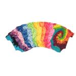 Colorful Cute Newborn Baby Clothes Unique Boutique Baby Tie Dye Romper for sale