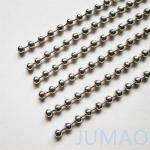 6mm Chromed Metal Ball Silver Beaded Curtains Chain For Window Partition for sale