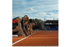 China ITF EPDM Rubber Athletic Running Track Jogging Running Track Material supplier