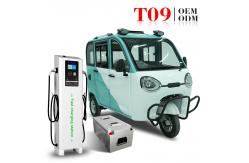 China Enclosed Electric Passenger Tricycle Battery Operated Auto Rickshaw Tuk Tuk 1800W supplier