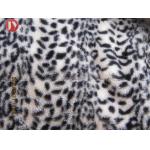 Customized Clothing Home Textile Plush Toy Fabric Knitted Printing Leopard Animal Polyester