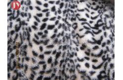 China Customized Clothing Home Textile Plush Toy Fabric Knitted Printing Leopard Animal Polyester supplier