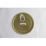 73 mm Golden Round food gradeTin Can Lid / Full open tin plate EOE for sale