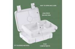 China PP Bento Box Lunch Container Leakproof Food Storage 800-1000ml White supplier