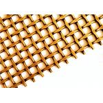 Antique Bronze Wire Mesh Cabinets , Door Inserts Stainless Steel Mesh for sale