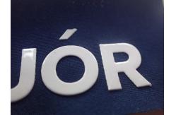 China Custom Logo Silicon Heat Transfer Clothing Labels For Luggages supplier