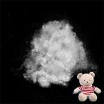 Filling Material Polyester Staple Fiber Non Siliconized PSF For Pillows Filling for sale