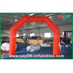 Inflatable Finish Line 4 X 3m Red 210D Oxford Inflatable Finish Arch Safety UL / CE Blower For Race for sale