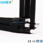 China Aerial Bundled Cable for Overhead Service Applications 600V ASTM and International Standards Outdoor and Street Lighting manufacturer