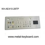 Rugged Kiosk Metal Symbol Keyboard Stainless Steel 28 Keys With Touchpad for sale